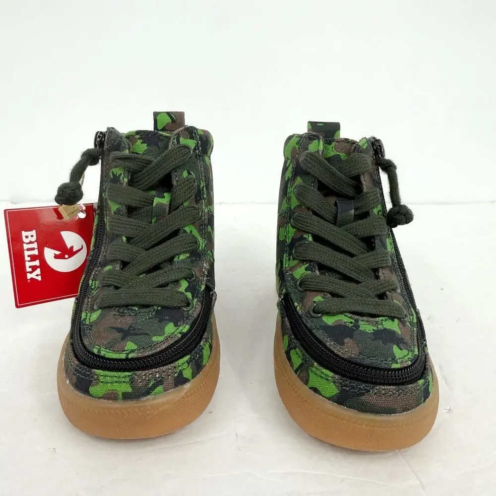 BILLY Footwear Toddler Kids High Top Sneakers US 8 M EU 24 Dark Green NIB